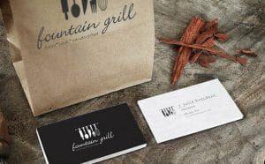 Fountaing grill branding